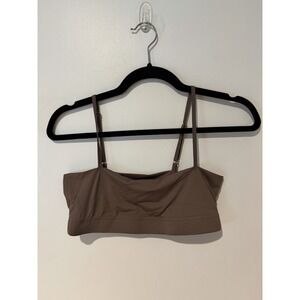 SOMI Women's Size Small Mushroom Minimalist Bra Bralette NWOT